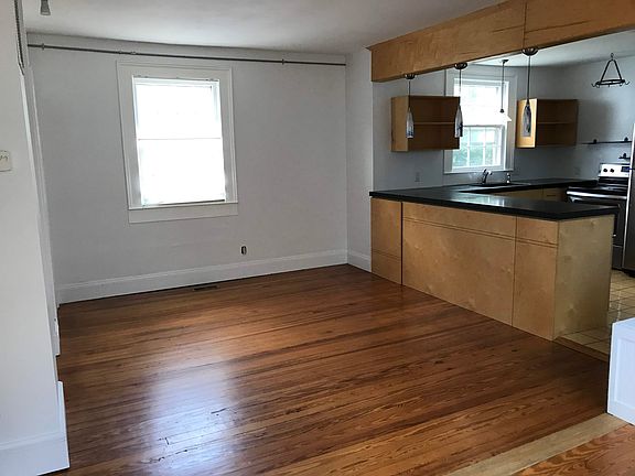 Hardwood floors, lots of light. Open floorplan.