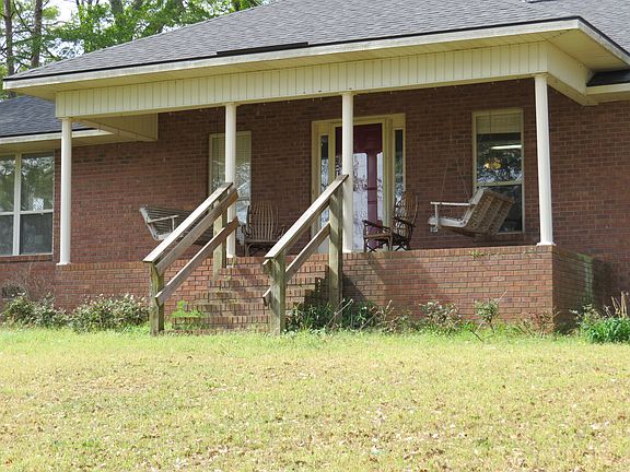 Front porch with swings