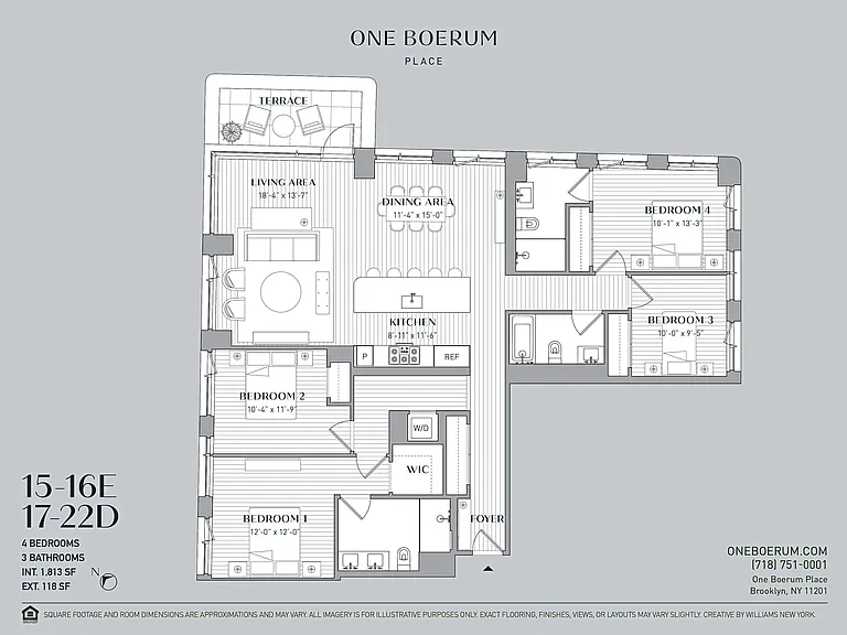 1 Boerum Pl #17D — Photo 2