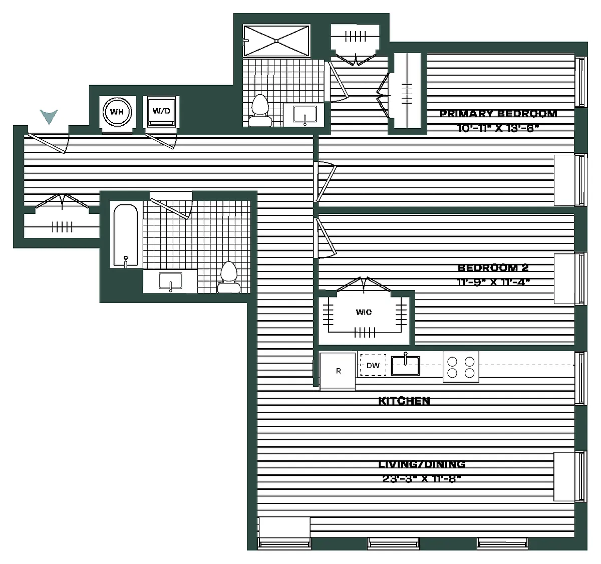 Floor plan B2