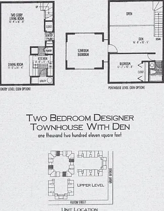 Designer Townhouse w/ Den Designer Townhouse w/ Den
