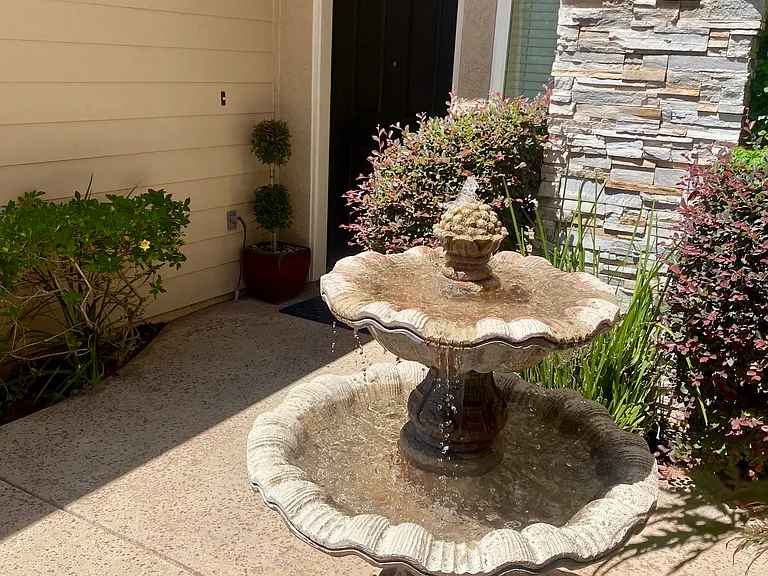 Courtyard with fountain