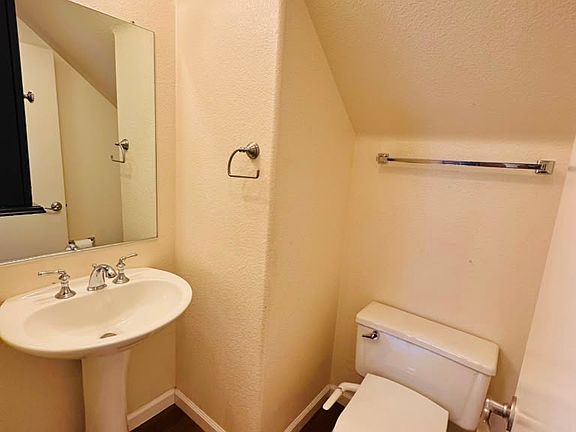 half bathroom on 1st floor