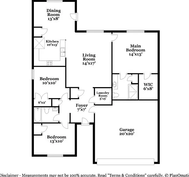 3 bed, 2.0 bath, 1302 sqft, $2,175 — Photo 2