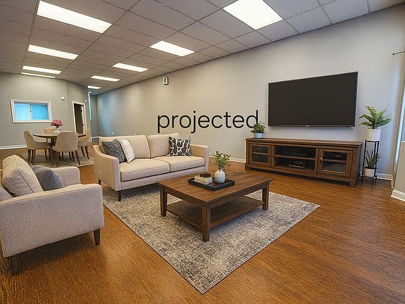 Sample furniture layout for apartment