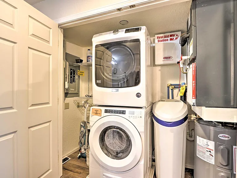 In-unit washer and dryer
