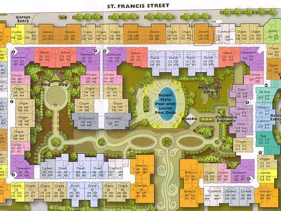 Savoy Map - Unit 130