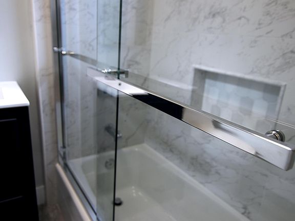 New shower doors