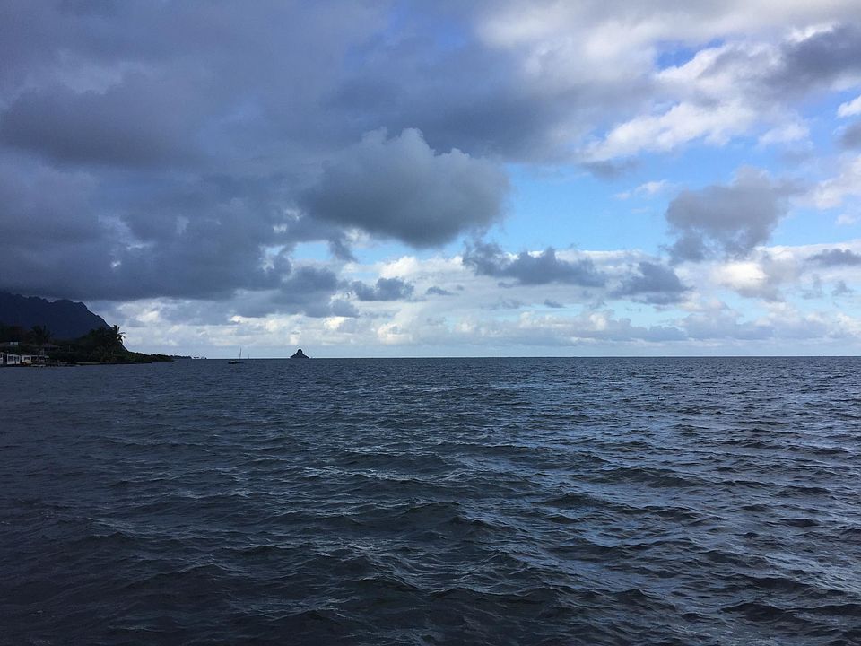 view from Lani at high tide