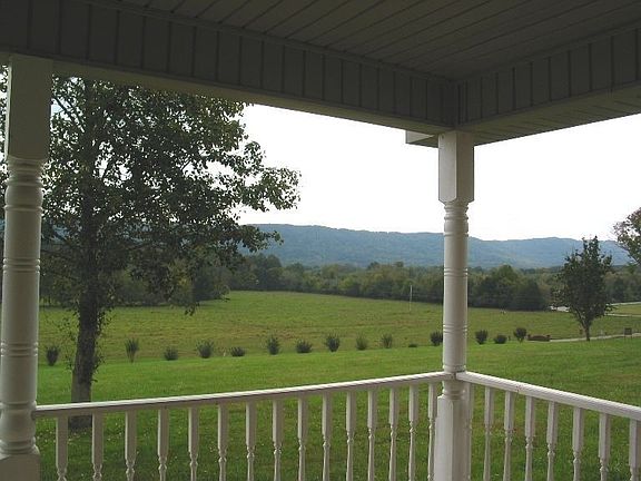 View from the rocking chair front porch