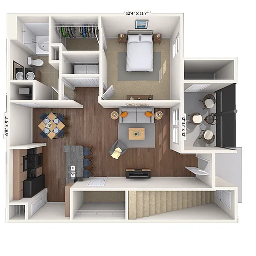 Floor plan Destin