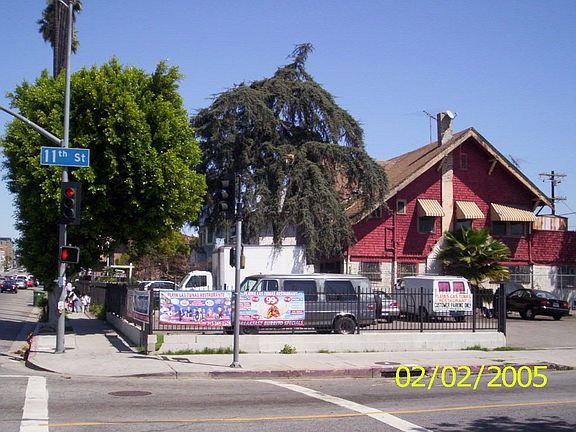 view from parking lot