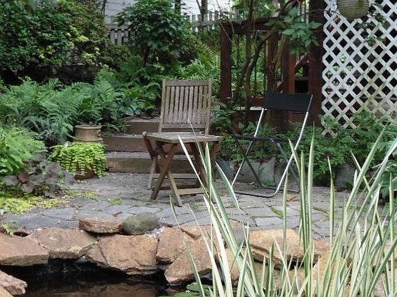 backyard-- a quiet oasis