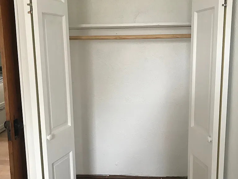 Large closet in bathroom