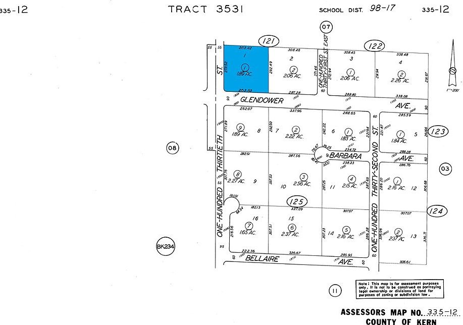 1st image of 13001 Glendower Ave Lot 1