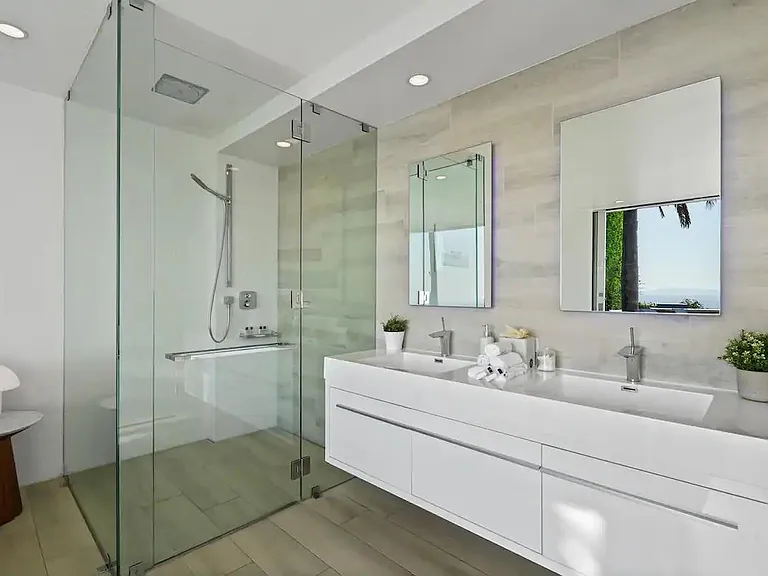 His and hers sinks add convenience and luxury to your daily routines.