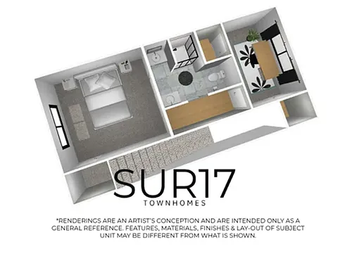 Floor plan NORTE with Roofotp