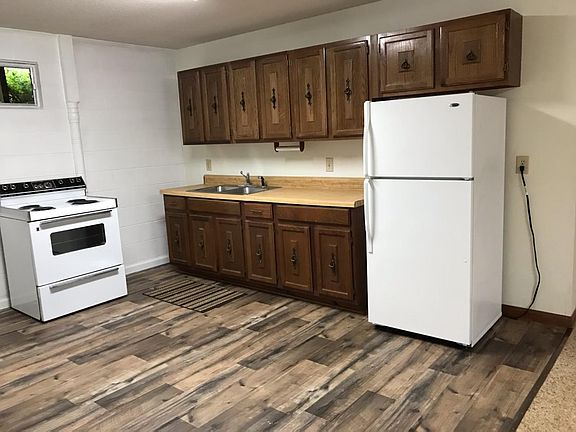 Plenty of cabinet space. Refrigerator included.