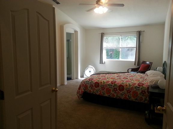 French doors into Master Bedroom