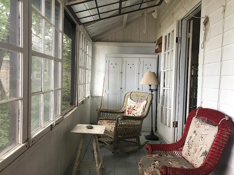 Porch with rockers