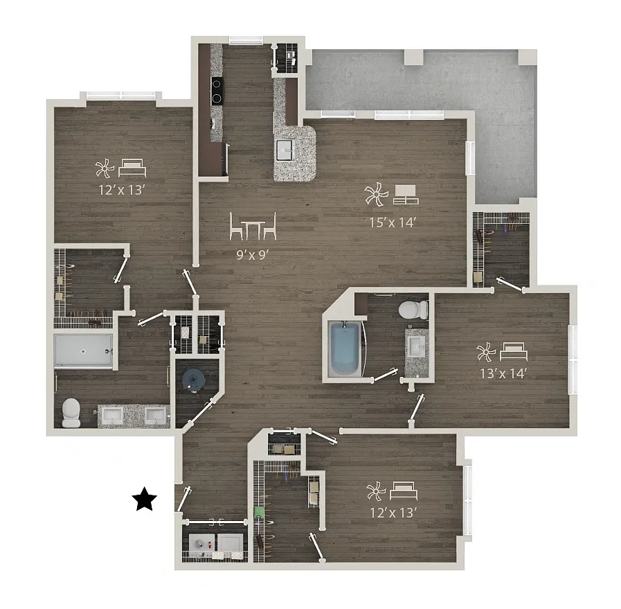 Floor plan C1
