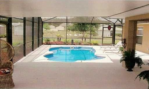 added solar heated pool