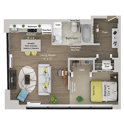 Floor plan A2