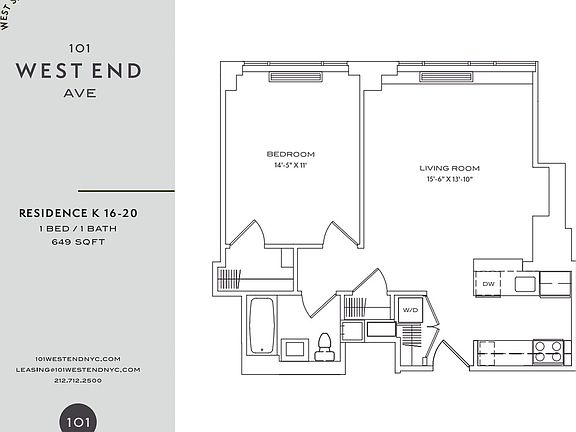 2nd image of 101 W End Ave APT 16K