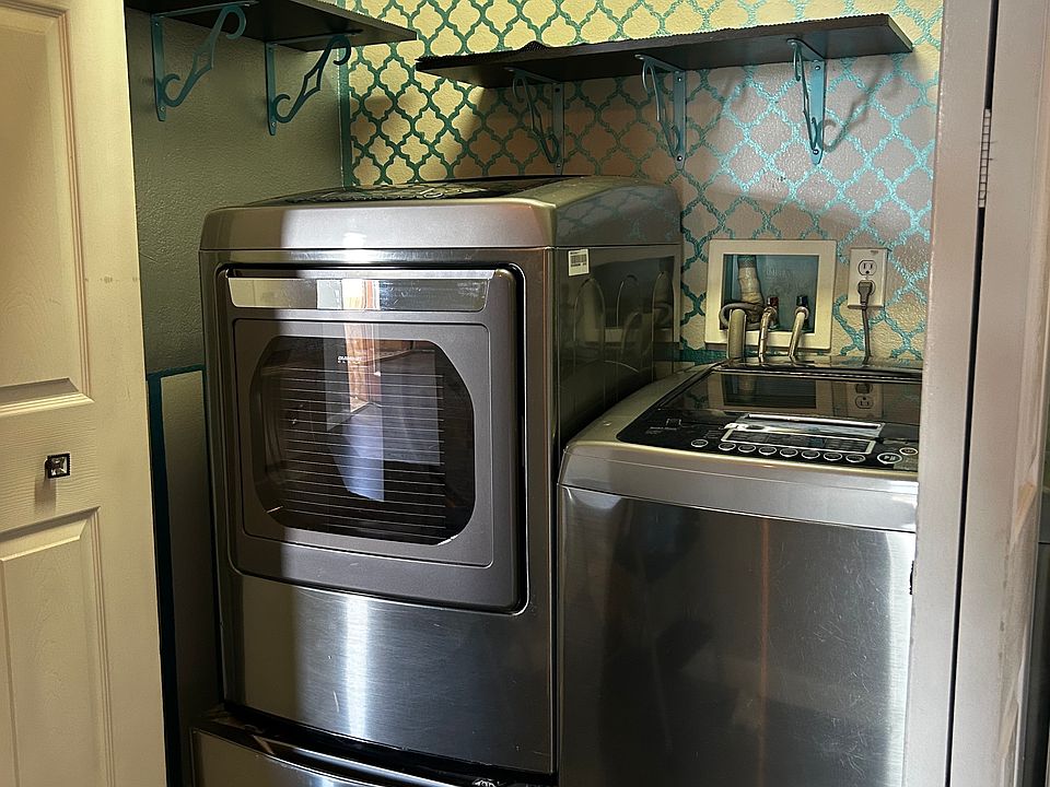 In-unit washer and dryer.