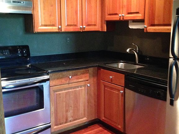 Kitchen with granite counter