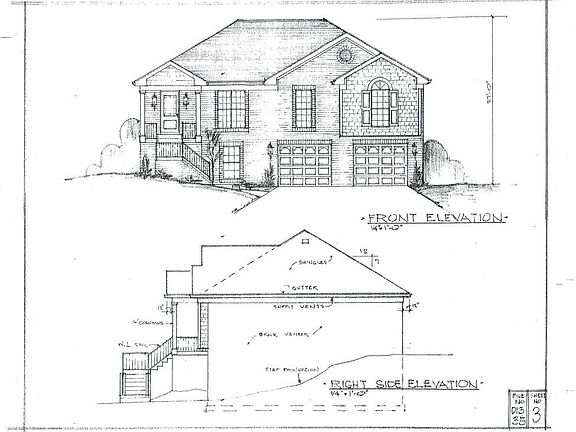 Front Elevation Southmeade 3432