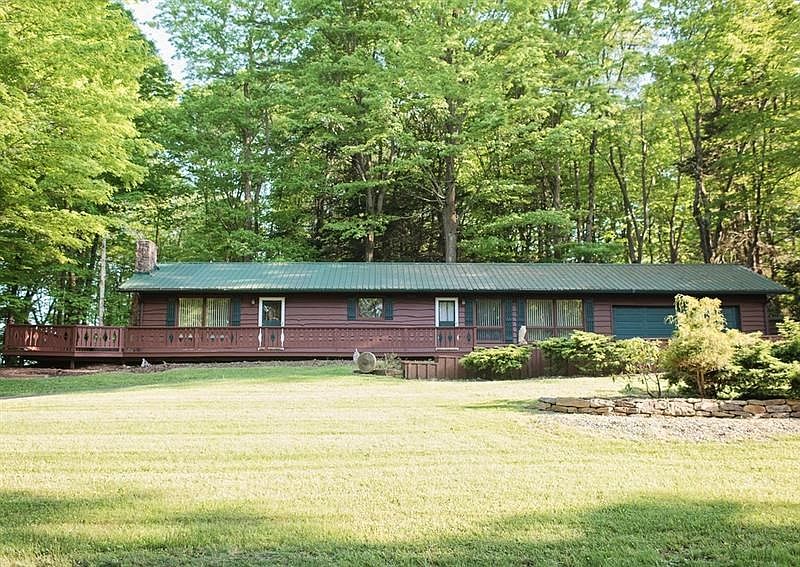 Beautiful painted tin roof provides years of maintenance free living.   Gorgeous curb appeal in a relaxing setting!!