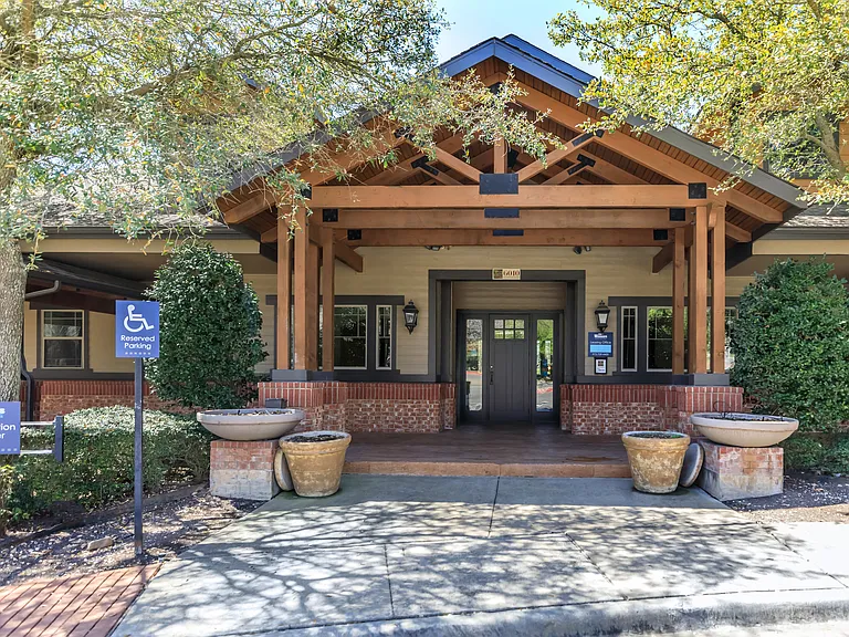 Convenient Leasing Office at The Woods of Five Mile Creek in Dallas, TX