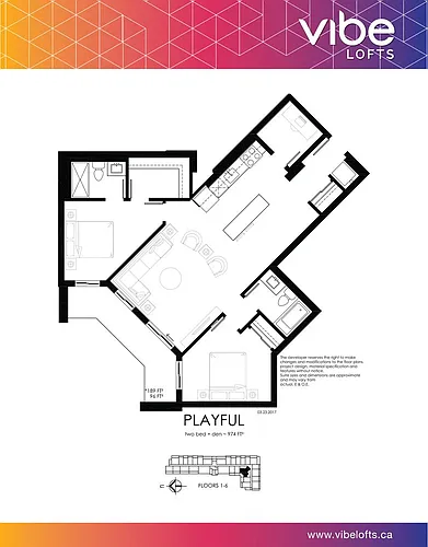 Floor plan 605