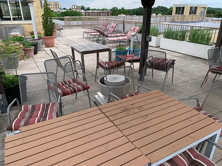 Rooftop deck