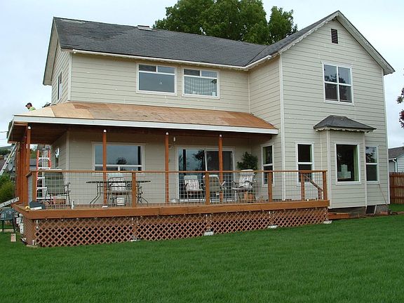 Wrap Around Covered Deck