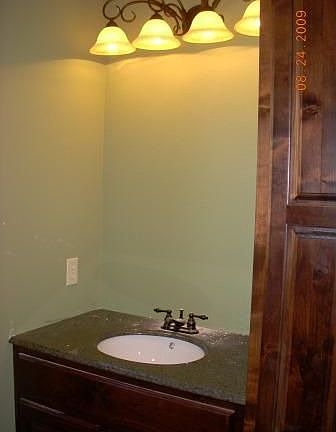 Granite in the master bath
