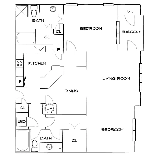 Floor plan Design 2D