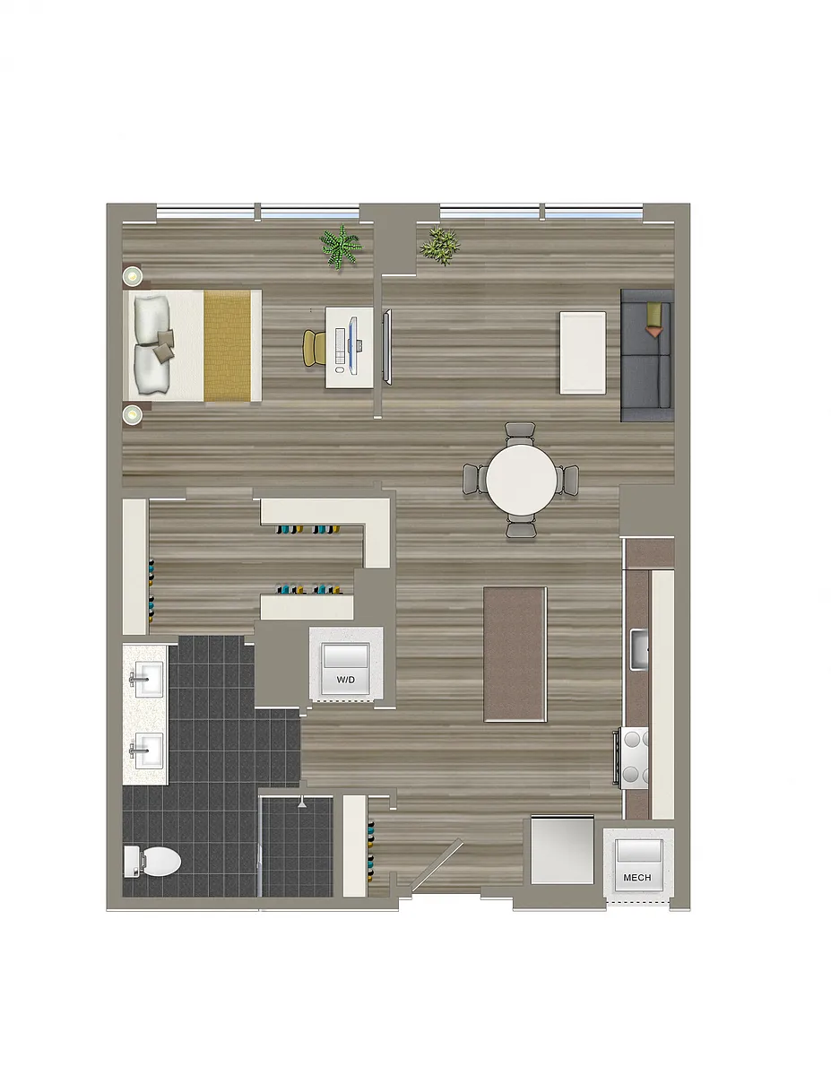 Floor plan 1-E