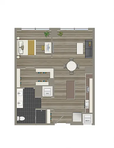 Floor plan 1-E