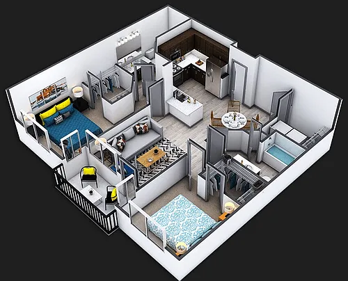 Floor plan B2R