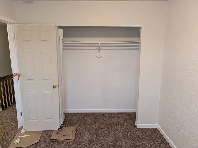 Second bedroom closet.