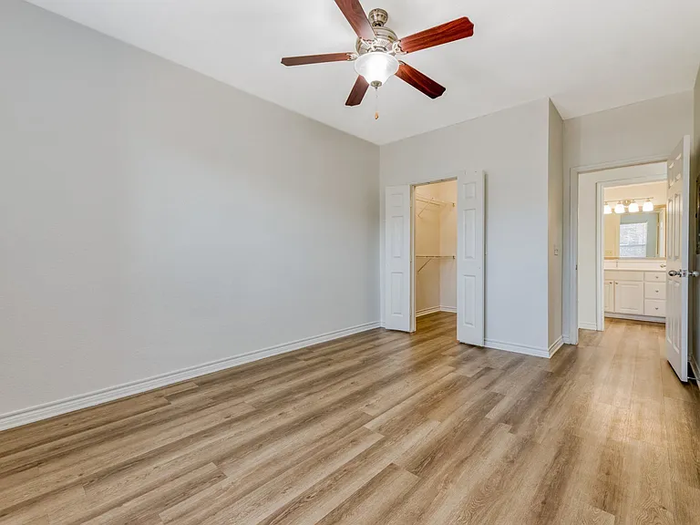 Luxury vinyl plank flooring throughout