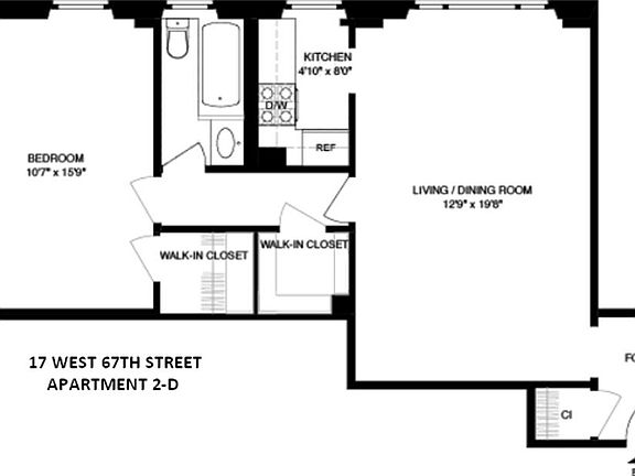 3rd image of 17 W 67th St APT 2D
