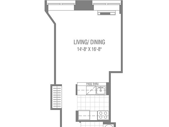 2nd image of 100 Maiden Ln APT 1014