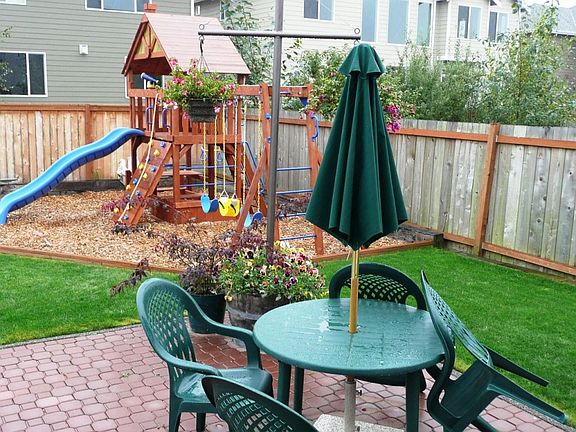 Backyard area