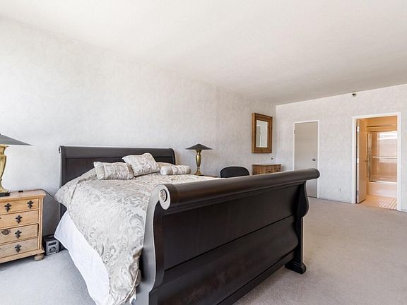 Large master bedroom with walk in closet.