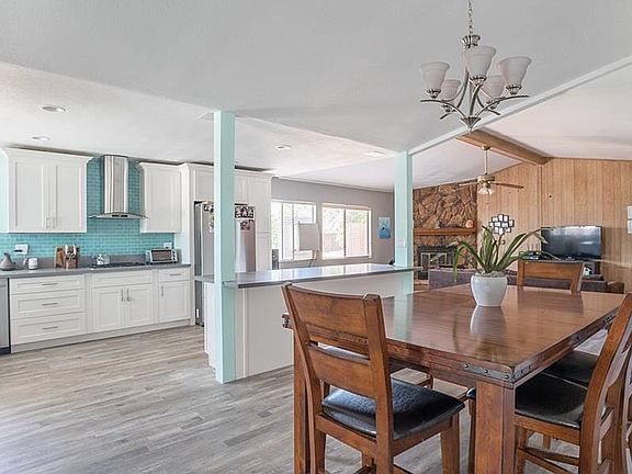 Open Lay Out Dining Room & Kitchen