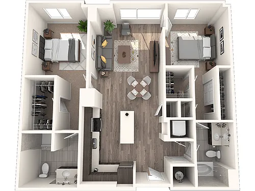 Floor plan B8