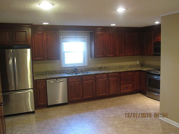 Stainless with granite counters